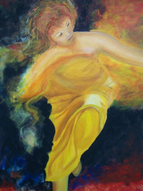 Feuertanz, 60cmx80cm, 2010, Öl