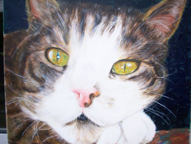 Merlin, 80cm×70cm, 2011, Öl