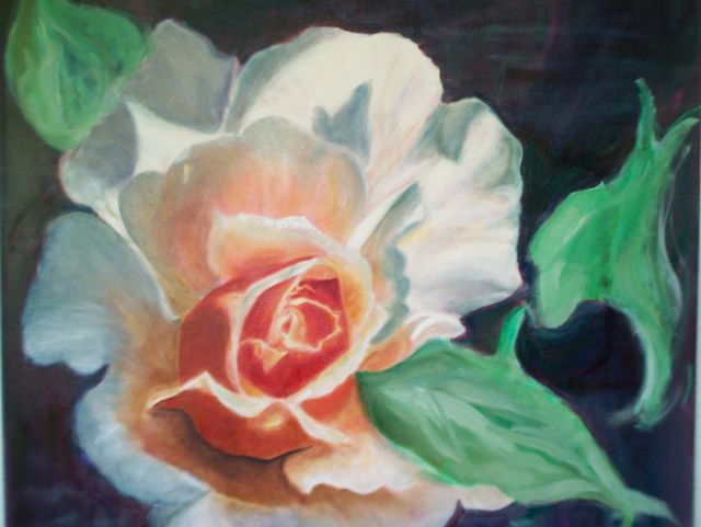 Rosen, 80cm×80cm,2010, Öl