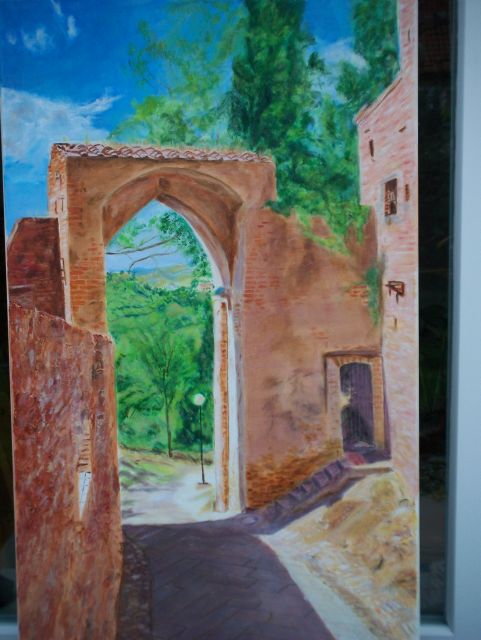 Toscana 2, 50cm×70cm, 2013, Öl