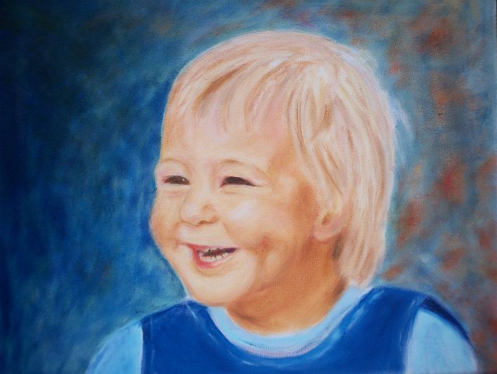 Nele 2, 60cm x 40cm, 2015, Öl