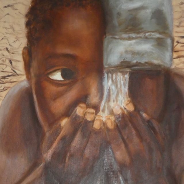 Durst, 50cmx50cm, 2019, Öl