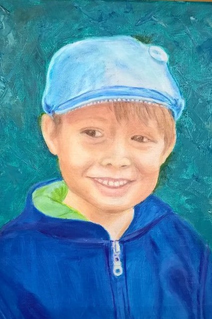 Levi, 50cmx50cm, 2019, Öl